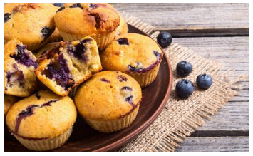 Banana and Blueberry Muffins