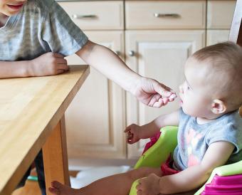 Baby eating