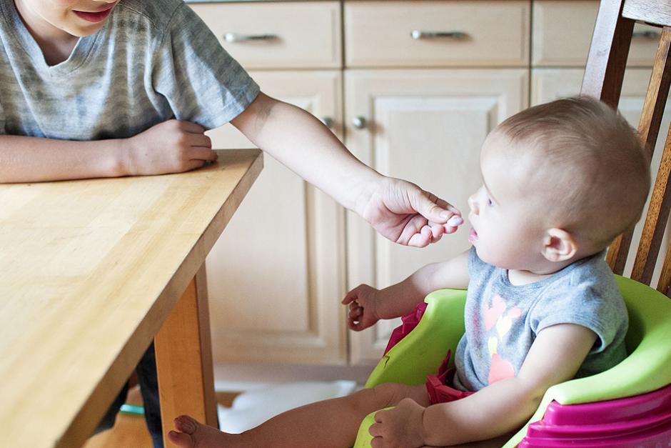 Baby eating