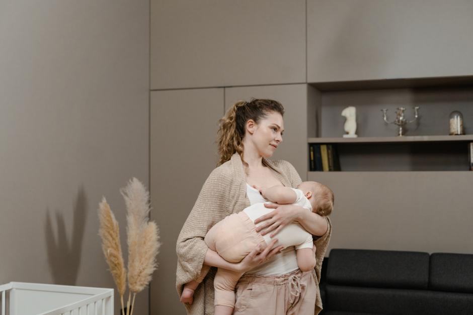 baby being breast fed